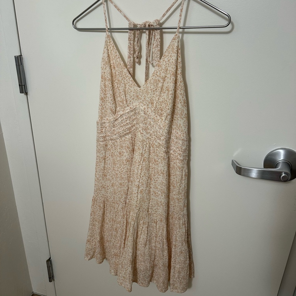 American Eagle Floral Strappy Babydoll Dress